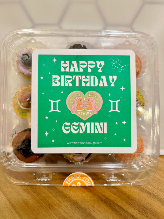 Gemini Happy Birthday Cupcakes
